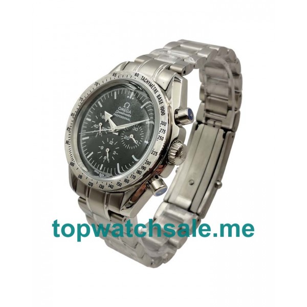 UK 42 MM Best 1:1 Omega Speedmaster Moonwatch 3594.50.00 Replica Watches With Black Dials For Men