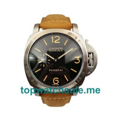 UK 44MM Black Dials Panerai Luminor Marina PAM00422 Replica Watches