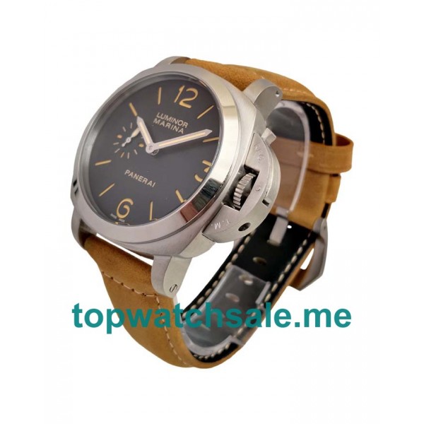 UK 44MM Black Dials Panerai Luminor Marina PAM00422 Replica Watches