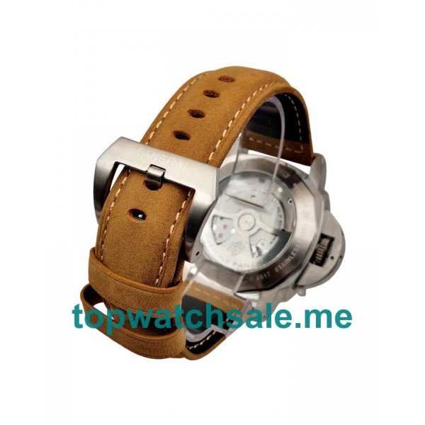 UK 44MM Black Dials Panerai Luminor Marina PAM00422 Replica Watches