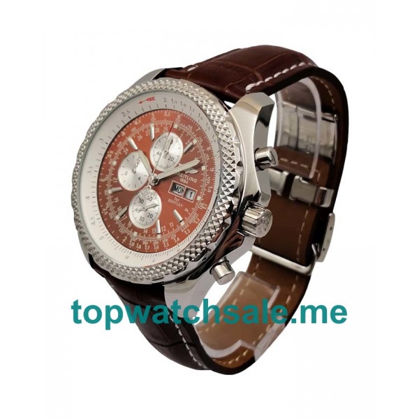 UK 44.8MM Burgundy Dials Breitling Bentley GT A13362 Replica Watches