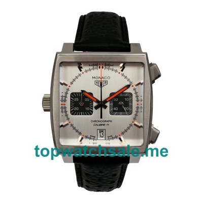 UK 40MM Silver Dials TAG Heuer Monaco CAW211C.FC6241 Replica Watches
