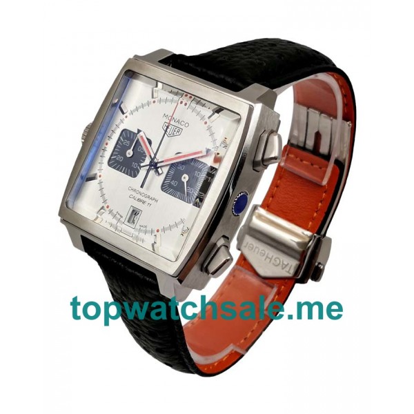 UK 40MM Silver Dials TAG Heuer Monaco CAW211C.FC6241 Replica Watches