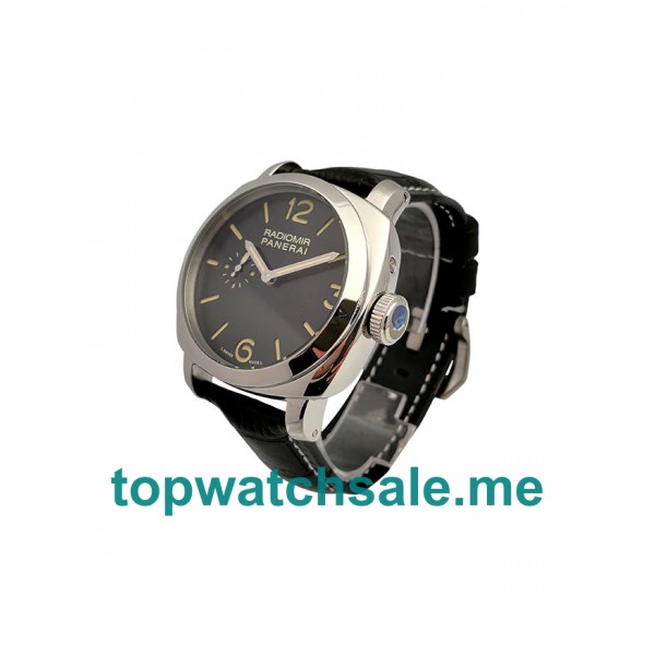 UK 43MM Black Dials Panerai Radiomir PAM00512 Replica Watches