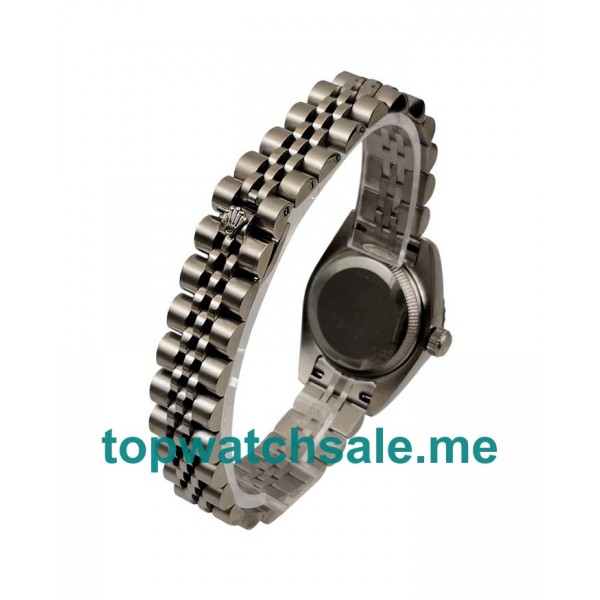 UK 26MM Silver Dials Rolex Lady-Datejust 179174 Replica Watches
