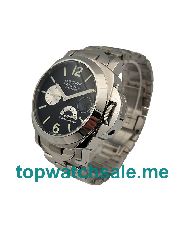 UK 44MM Black Dials Panerai Luminor Power Reserve PAM00171 Replica Watches