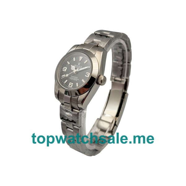 UK 26MM Black Dials Rolex Explorer 67180 Replica Watches
