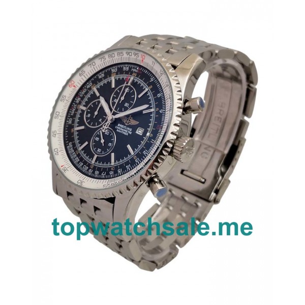 UK 46MM Black Dials Breitling Navitimer World A24322 Replica Watches
