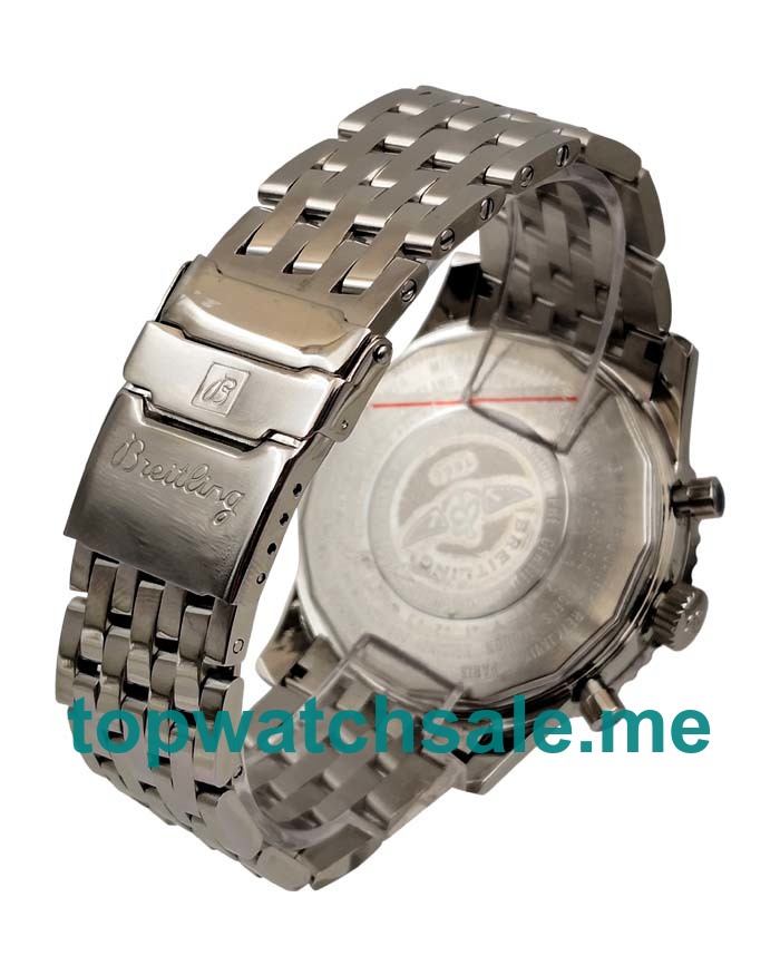 UK 46MM Black Dials Breitling Navitimer World A24322 Replica Watches