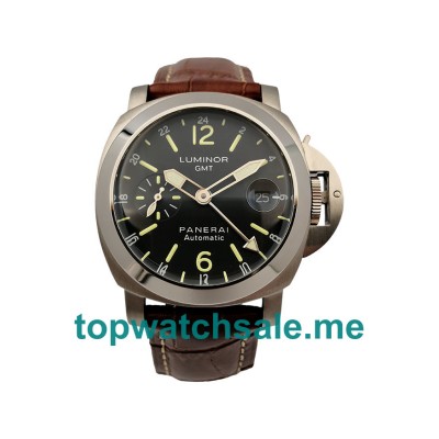 UK 40MM Black Dials Panerai Luminor GMT PAM00244 Replica Watches