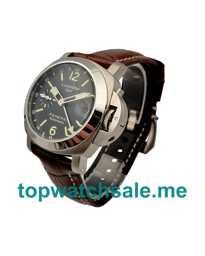 UK 40MM Black Dials Panerai Luminor GMT PAM00244 Replica Watches