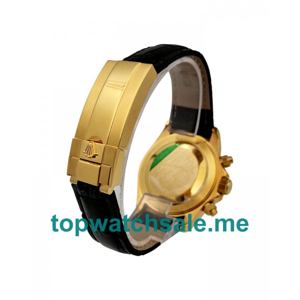 UK 40MM Gold Rolex Daytona 116518 Replica Watches