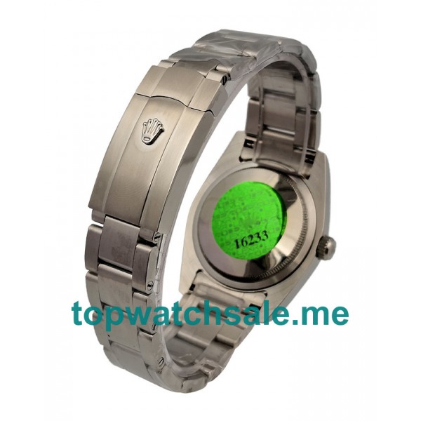 UK 36MM Black Dials Rolex Oyster Perpetual 114234 Replica Watches