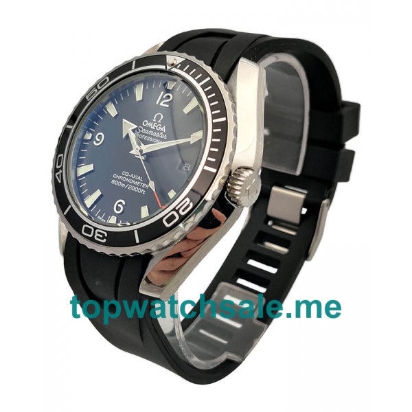 UK 43MM Black Dials Omega Seamaster Planet Ocean 2900.50.91 Replica Watches