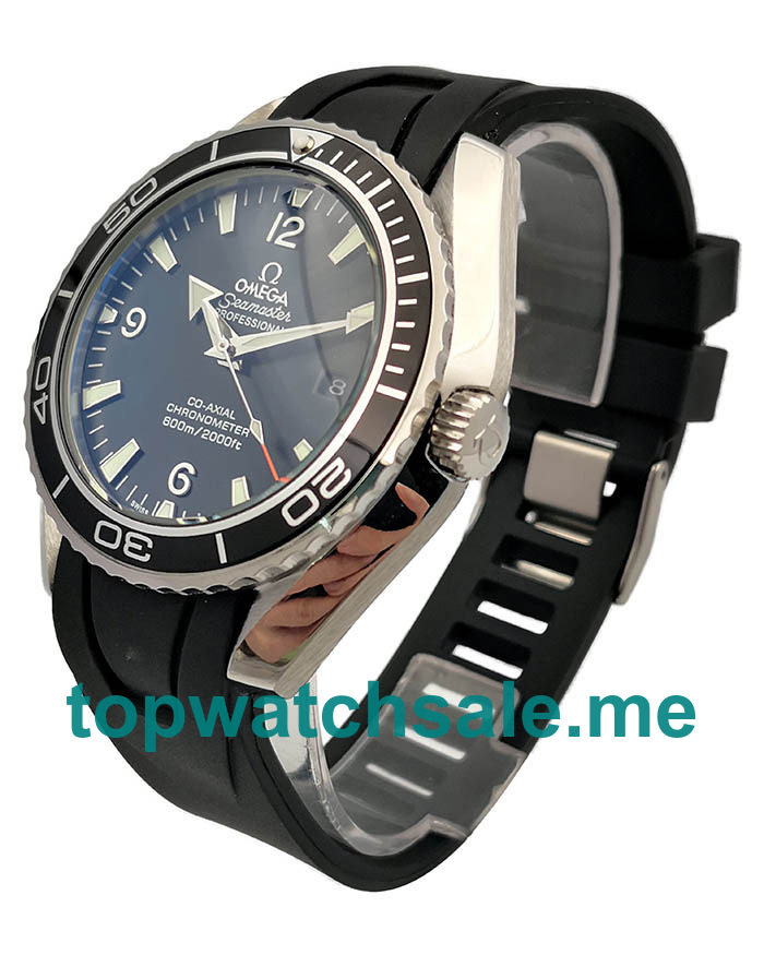 UK 43MM Black Dials Omega Seamaster Planet Ocean 2900.50.91 Replica Watches