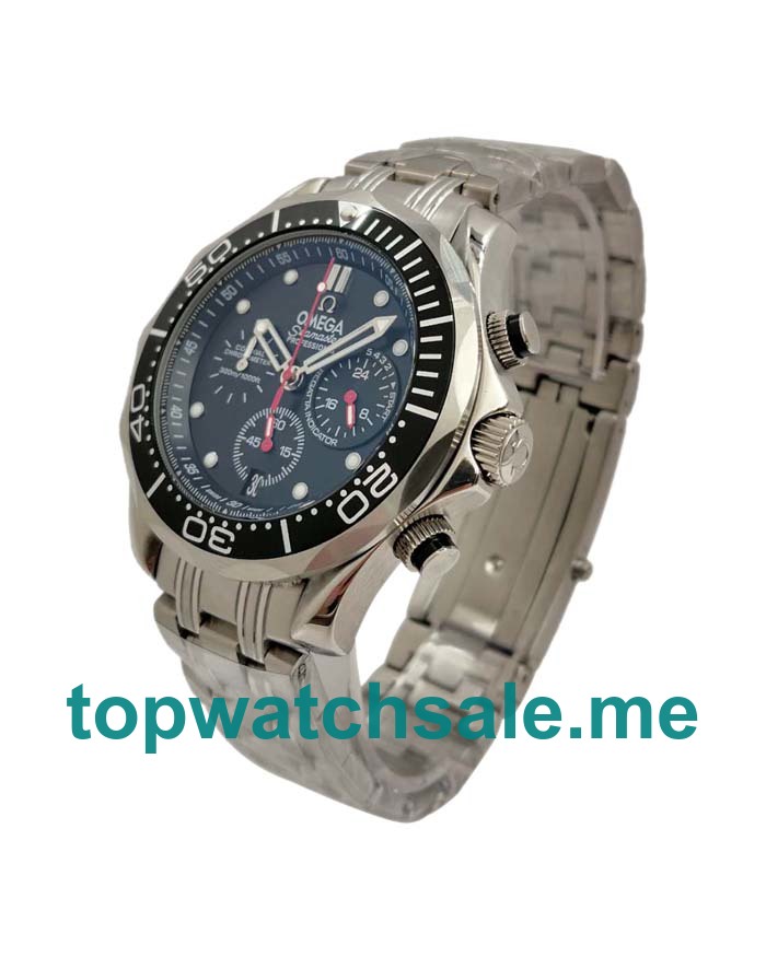 UK 44MM Black Dials Omega Seamaster 300 M 212.30.42.50.01.001 Replica Watches