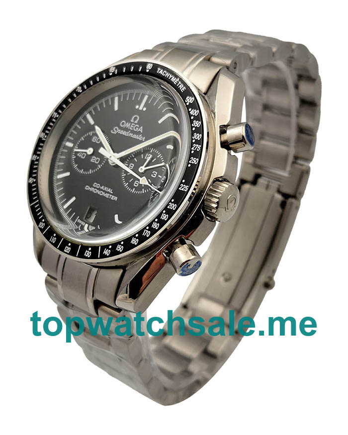 UK 40MM Black Dials Omega Speedmaster Replica Moonwatches 311.30.44.51.01.002