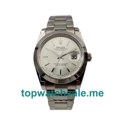 UK 36MM Silver Dials Rolex Datejust 15200 Replica Watches