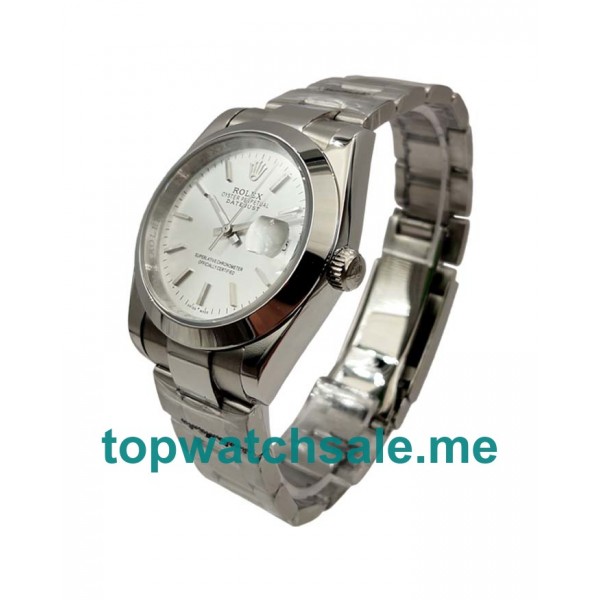 UK 36MM Silver Dials Rolex Datejust 15200 Replica Watches