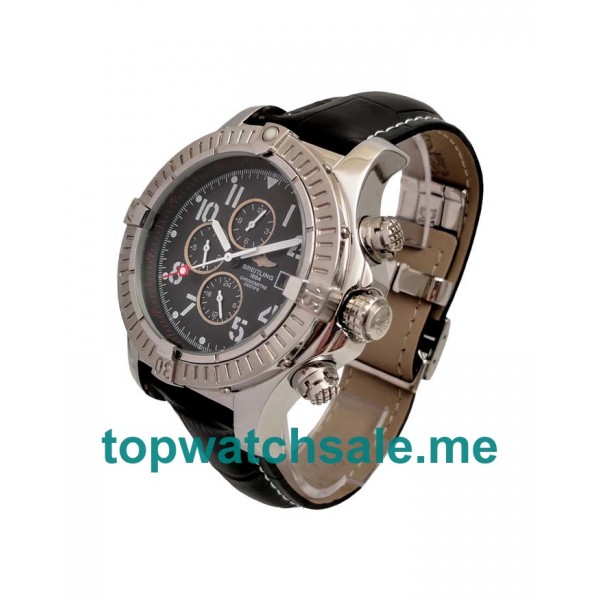 AAA Quality Breitling Chrono Avenger E13360 Replica Watches With Black Dials For Men