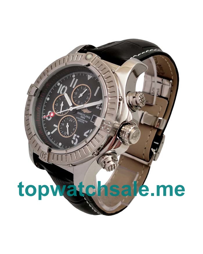 AAA Quality Breitling Chrono Avenger E13360 Replica Watches With Black Dials For Men