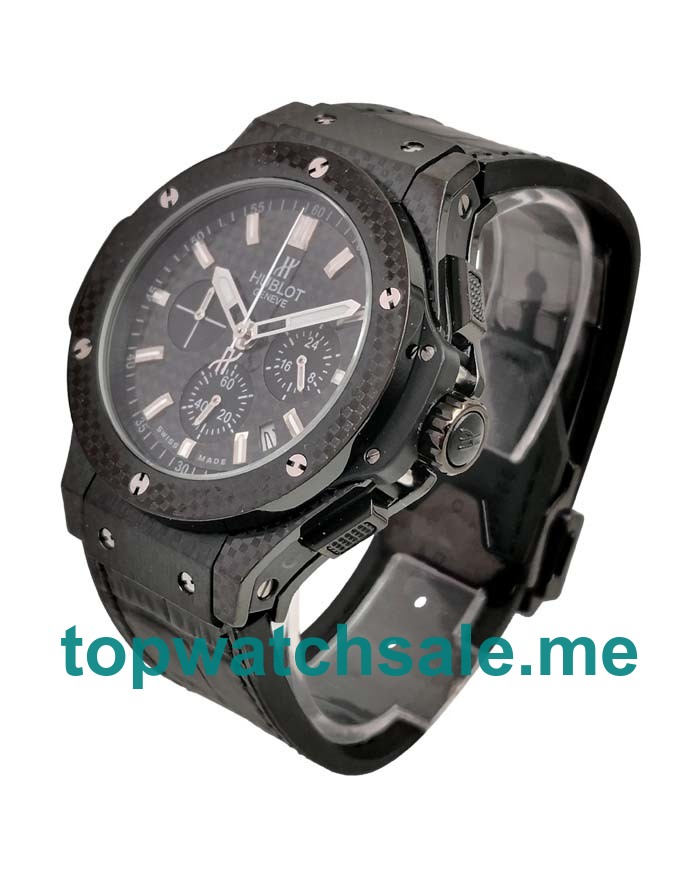 UK 44MM Black Carbon Hublot Big Bang 301.QX.1740.GR Replica Watches