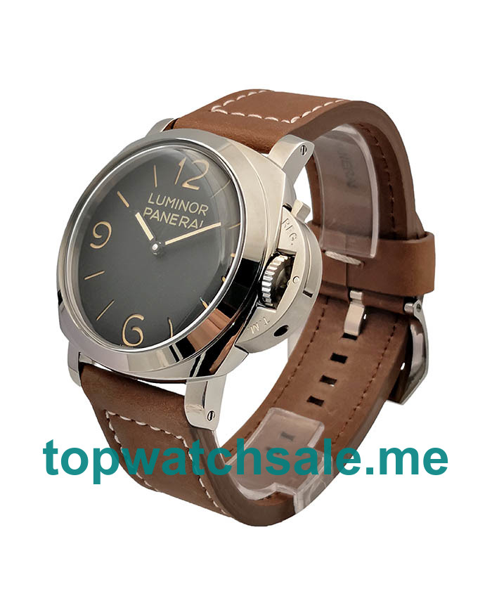 UK 47MM Black Dials Panerai Luminor 1950 PAM00372 Replica Watches