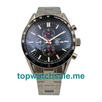 UK 44MM Black Dials TAG Heuer Carrera CV2014.BA0794 Replica Watches