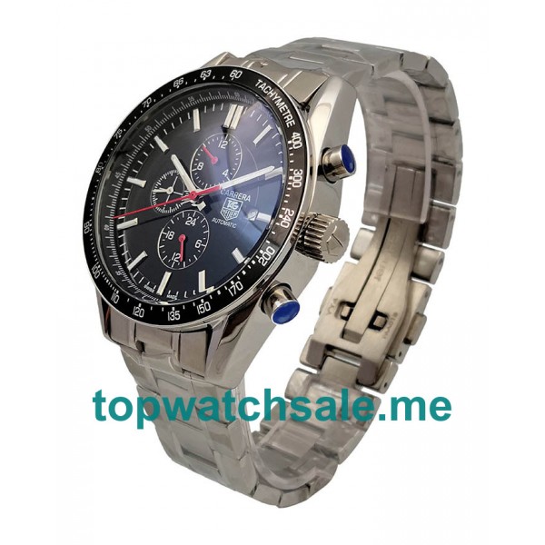 UK 44MM Black Dials TAG Heuer Carrera CV2014.BA0794 Replica Watches