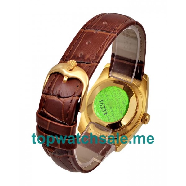 UK 31MM Champagne Dials Rolex Datejust 1503 Replica Watches