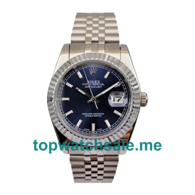 UK 36MM Blue Dials Rolex Datejust 16234 Replica Watches