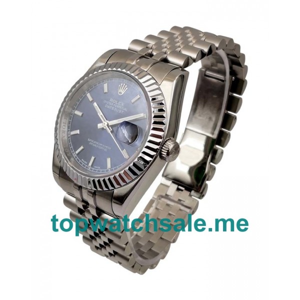 UK 36MM Blue Dials Rolex Datejust 16234 Replica Watches
