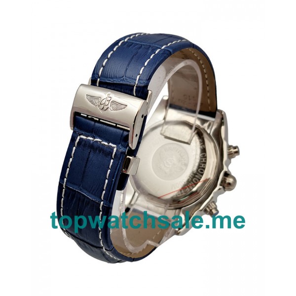 UK 43.5MM Blue Dials Breitling Chronomat AB0110 Replica Watches