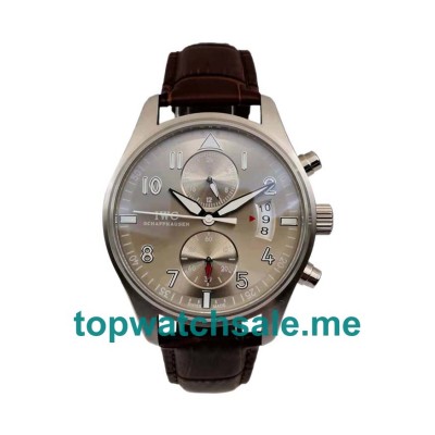 UK 41MM Grey Dials IWC Pilots Spitfire IW387802 Replica Watches
