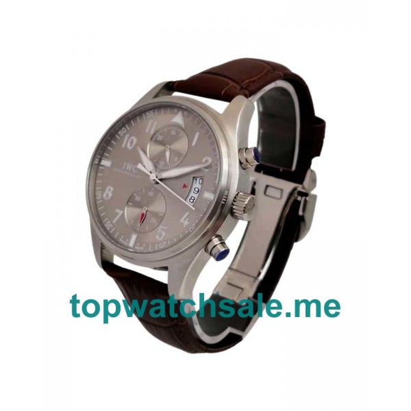 UK 41MM Grey Dials IWC Pilots Spitfire IW387802 Replica Watches