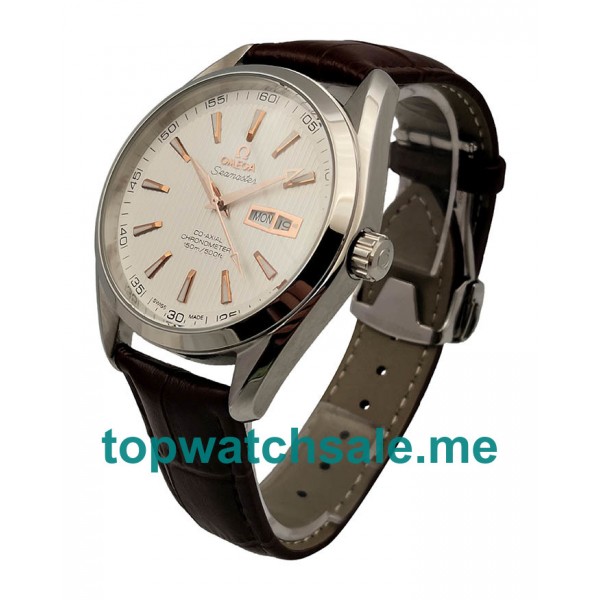 UK 40MM Silver Dials Omega Seamaster Aqua Terra 231.13.43.22.02.002 Replica Watches