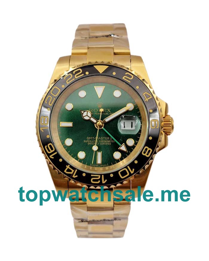 UK 40MM Green Dials Rolex GMT-Master II 116718 LN Replica Watches