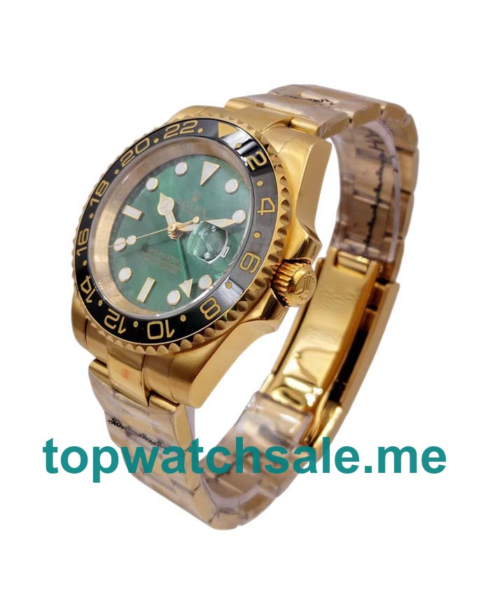 UK 40MM Green Dials Rolex GMT-Master II 116718 LN Replica Watches