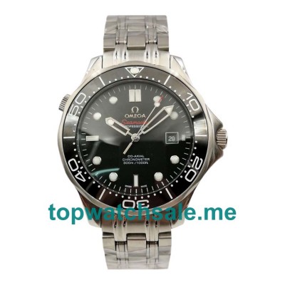 UK 41MM Black Dials Omega Seamaster 300 M 212.30.41.20.01.003 Replica Watches