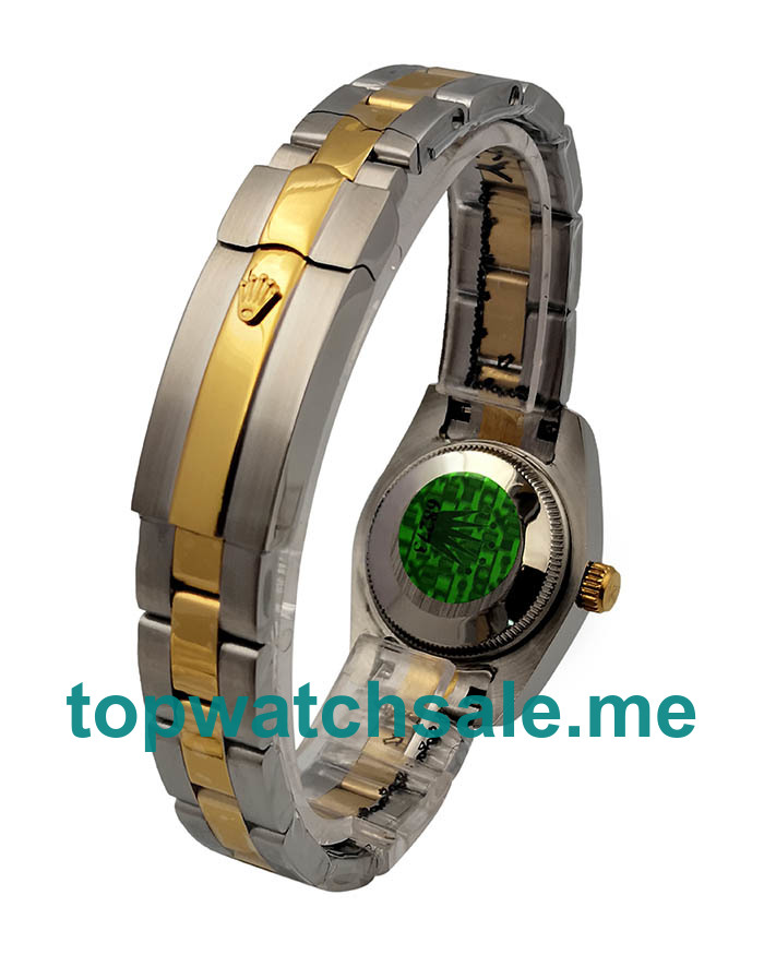 UK 26MM Black Dials Rolex Lady-Datejust 69173 Replica Watches