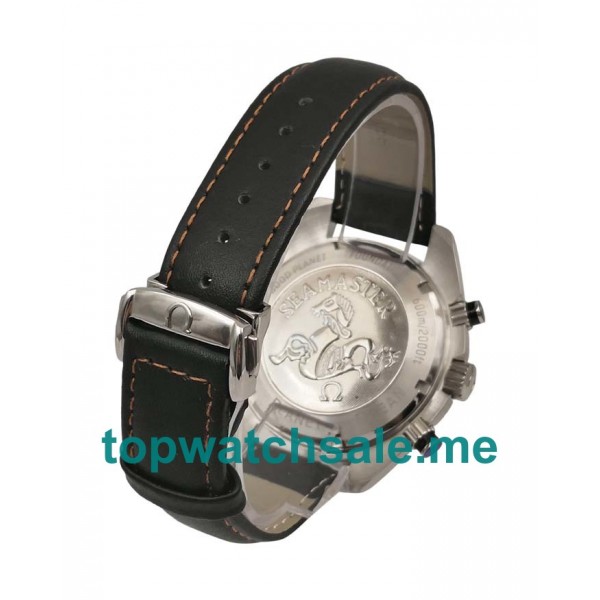 UK 43MM Black Dials Omega Seamaster 3811.80.03 Replica Watches