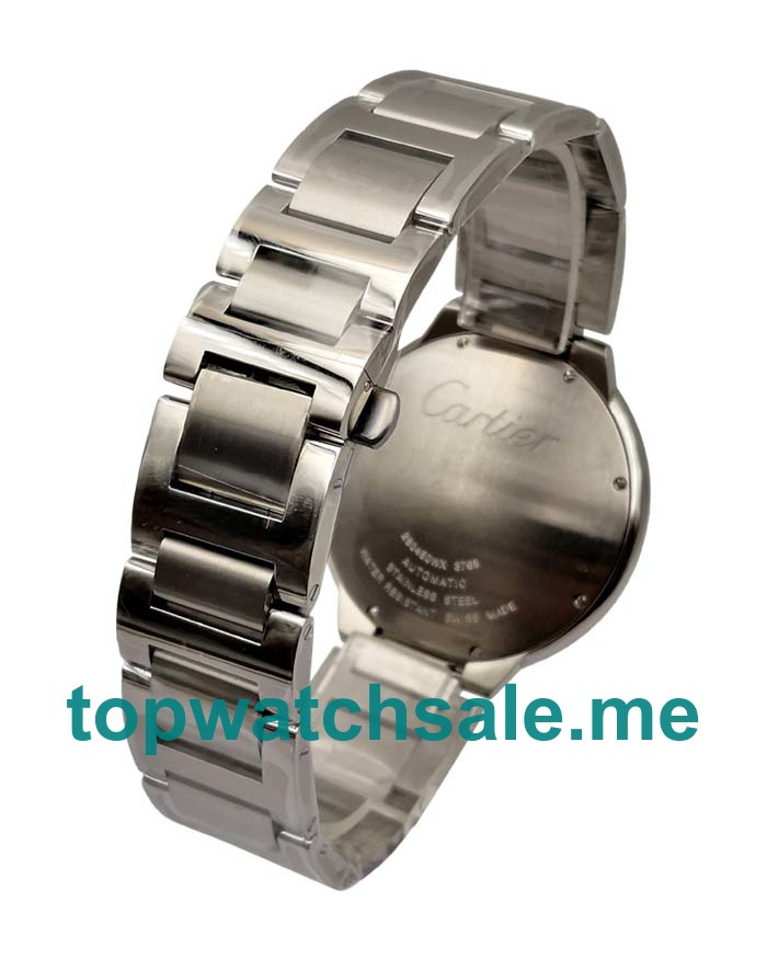 UK Cheap Cartier Ballon Bleu W69012Z4 Replica Watches With White Dials For Sale