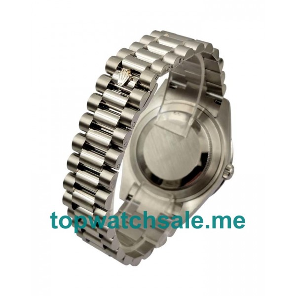 UK Swiss Made Rolex Day-Date 118346 Replica Watches With White Dials For Sale 