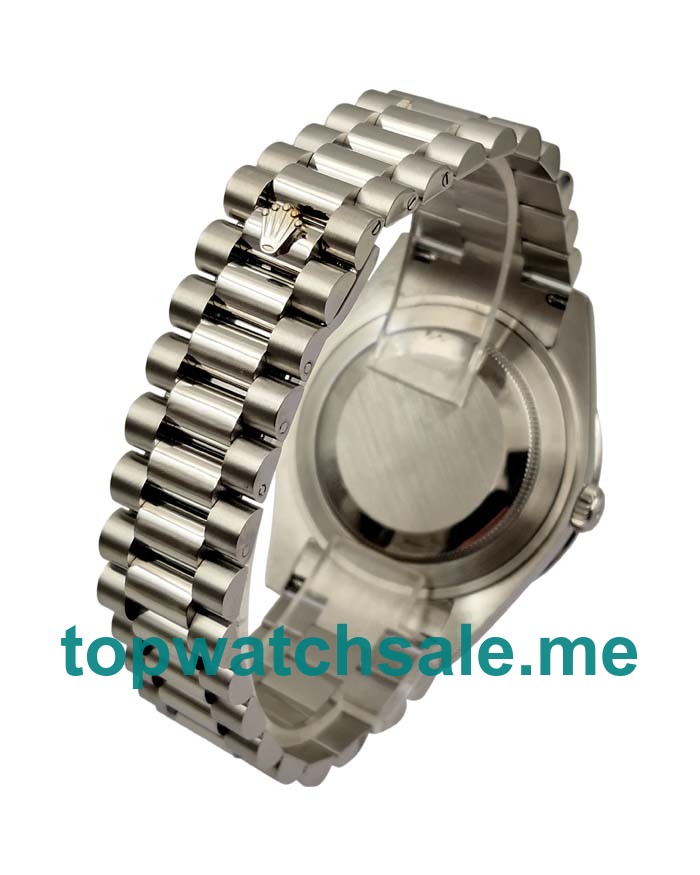 UK Swiss Made Rolex Day-Date 118346 Replica Watches With White Dials For Sale 