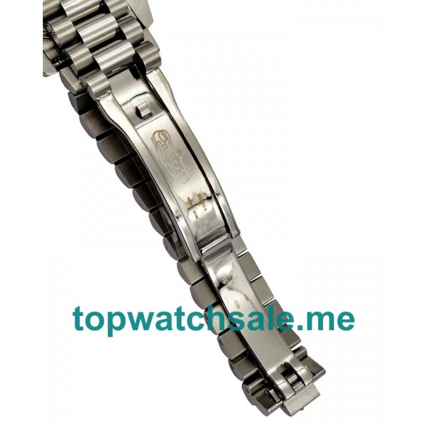 UK Swiss Made Rolex Day-Date 118346 Replica Watches With White Dials For Sale 