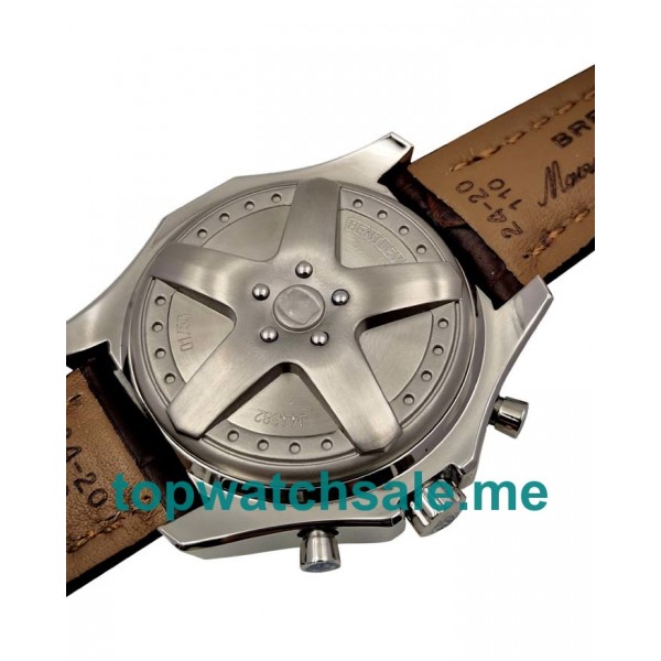 UK Best 1:1 Breitling Bentley 6.75 A44362 Replica Watches With White Dials For Sale