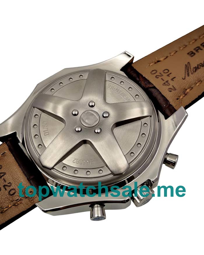 UK Best 1:1 Breitling Bentley 6.75 A44362 Replica Watches With White Dials For Sale