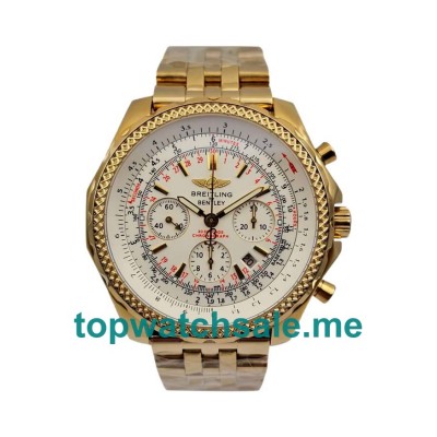 UK AAA Quality Breitling Bentley Motors A25362 Fake Watches With White Dials Online