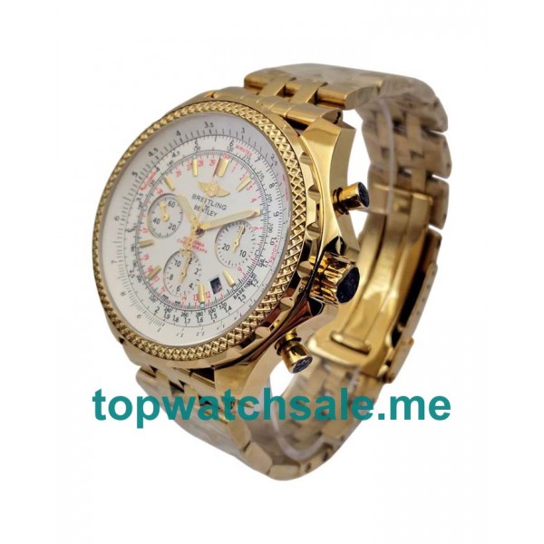 UK AAA Quality Breitling Bentley Motors A25362 Fake Watches With White Dials Online