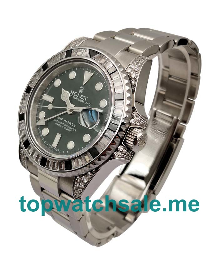UK Swiss Movement Replica Rolex GMT-Master II 116710LN Black Dials Watches